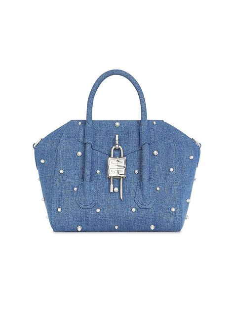 givenchy antigona mini crossbody|mini antigona lock denim tote bag.